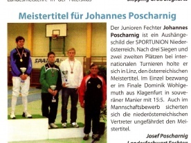 Meistertitel für Poscharnig - Sportunion aktuell