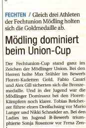 Mödling dominiert beim Union Cup - NÖN KW 42 2007