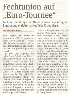 Europa-Tournee - NÖN KW 04 2016