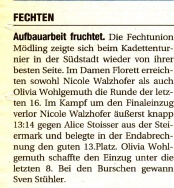 Aufgbauarbeit fruchtet - NÖN KW 51 2007